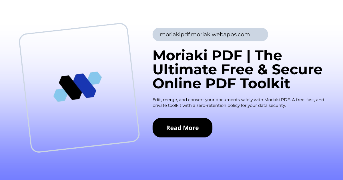 Delete pages from PDF online, free and private, with Moriaki PDF